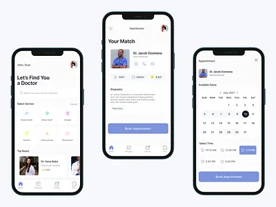 D2C Healthcare Service UI Concept product design uidesign uxdesign