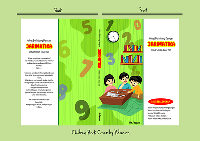 Children Book Cover - Mathematics Book book cover children book children illustration cover illustration graphic design illustration art vector illustration