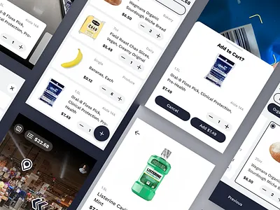 smartcart - Smart Shopping Experience app app design ar ui design ux design visual design
