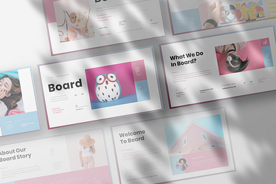 BOARD - BUSINESS PRESENTATION TEMPLATE branding business design graphic design illustration keynote presentation ui