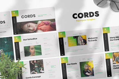 CORDS - BUSINESS PRESENTATION TEMPLATE branding business design graphic design illustration keynote presentation ui