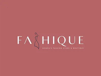 FASHIQUE - Women's Fashion Store & Boutique | Logo Design brandidentity branding design graphicdesign logo logodesign ui visual design