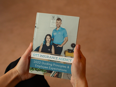 Employee Handbook - Ott Insurance Agency design employee handbook handbook print design technical writing