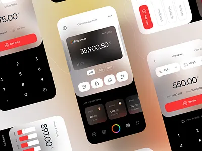 Payoneer Mobile Concept app banking design finance finance app fintech ios mobile app mobile bank money money transfer online payment pay payment app transaction transfer ui ux wallet