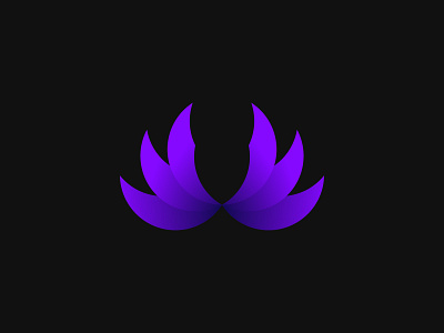 Fly bird blue design feathers gradient graphic design icon illustration illustrator india indian logo minimal minimalism nikxith purple vector wing wings