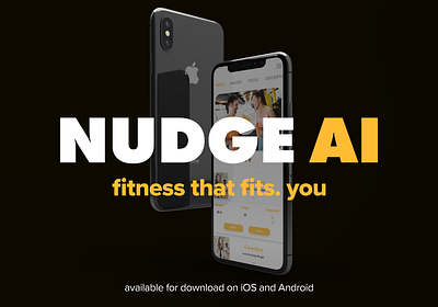 Nudge AI ai fitness app brand development branding colorado design studio davron bowman digital entrepreneur fitness ai fitness app innovative mobile apps ios applications las vegas design studio mobile app design mobile application design native app design product development product management product strategy remote designer for hire small business website designer