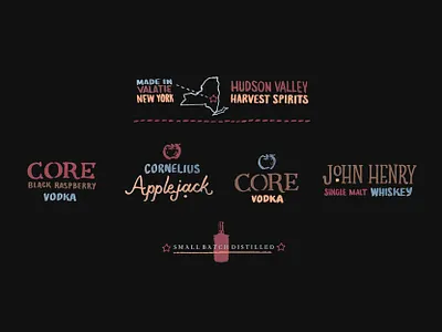 Chalk Lettering : Wine Label Recomposition 3