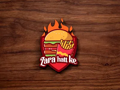 Burger LOGO burger logo fiverr food logo freelancer logo rahat150