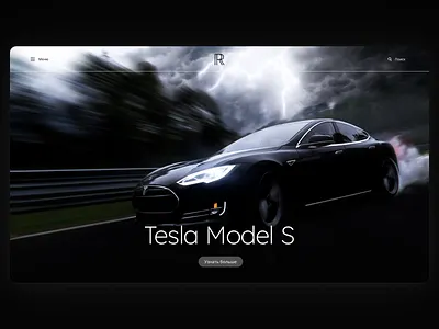 Сoncept for car rental website. Main page. car rent minimal minimalistic rental car tesla ui web web design