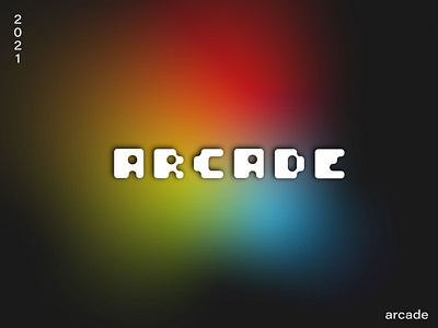 Arcade wordmark arcade branding font logo retro type wordmark