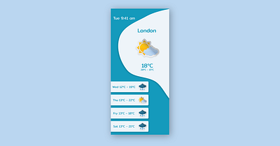 #DailyUI 037 app daily ui daily ui 037 design figma graphic design illustration london ui ux weather weather app weather forecast