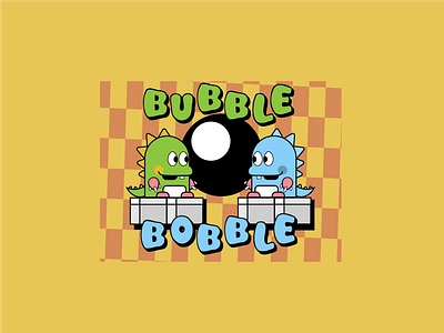 Bubble Bobble - Weekly Warmup arcade bubble bobble bubblebobble challenge design game graphic design illustration logo playoffs weeklywarmup