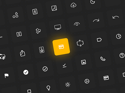 Unlayer Iconography Job bold clean font awesome icons minimal redesign ui