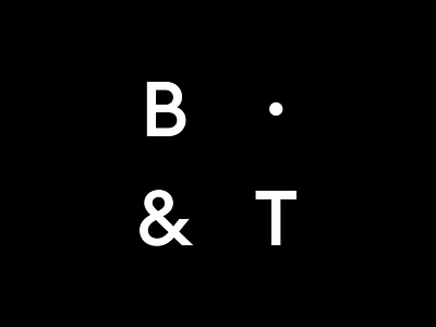 B. & Tailor branding graphic design logo modernism