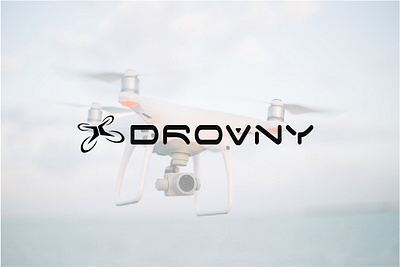 Drovny Company Logo Design business card and stationary concept logo drone logo drone logo design letter logo design logodesign luxurious logo typography logo