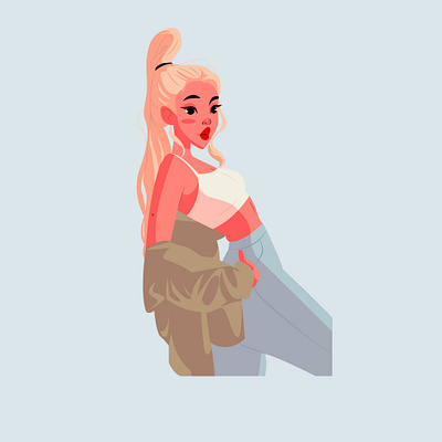 It's a dtiys for @leledoesdoodles in Instagram illustration vector