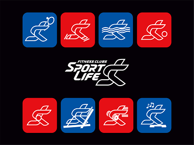 Fitness clubs network rebranding concept athlete brand brandbook branding business club design gym idea logo logotype