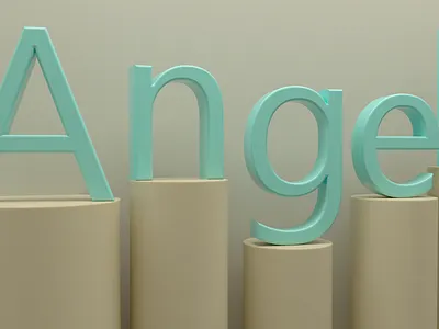 ANGEL_SSS 3d design graphic design icon illustration typography vector