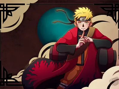 Uzumaki Naruto fanart art artist artwork character art digital 2d fanart illustration naruto