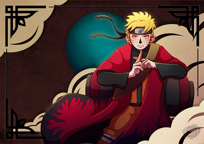 Uzumaki Naruto fanart art artist artwork character art digital 2d fanart illustration naruto