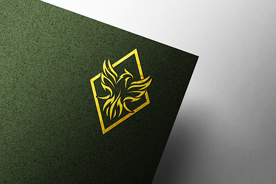 Phoenix Cards branding design icon illustration logo