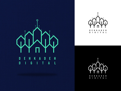 DD Co. Logo design. blue brand branding design digital digital products illustrator iran logo logo digital logo minimal minimal online sales online shop online shop logo online store