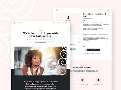 Website, Brand and Shop for Curly Hair Care Products branding curly curly hair e commerce hair hair care hair products products shop web design website