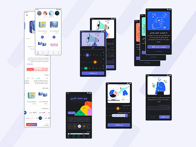 Period tracker design gradient period tracker ui ux