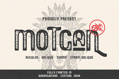 Motgan - Vintage Font Family erodedfont font texturedfont typeface typography