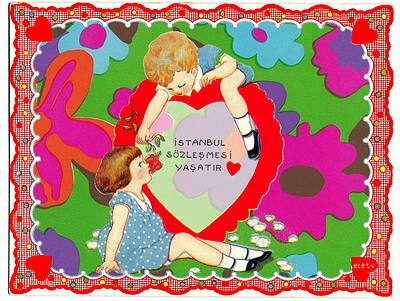 Istanbul Convention Saves Lives Collage collage digitalcollage istanbulsözleşmesiyaşatır loveletter vintage women womenempowerment