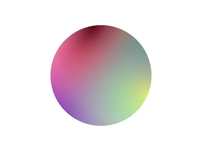 Gradient Circle branding design flat gradient graphic design green illustration minimal purple red ui