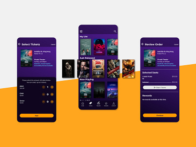 Pixada Movie App user experience