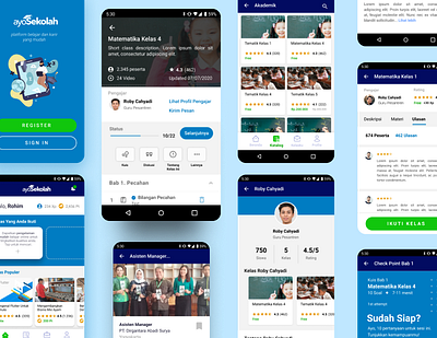 Online Learning App that connect the study and career app learning app mobileapp uidesign uxdesign