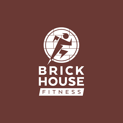 Brick House Fitness Logo brick fitness running