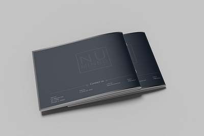 Numined brochure #4 booklet branding brochure coverdesign design graphic design