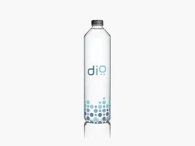 Diö blue branding business circles company design graphic identity logo mockup water