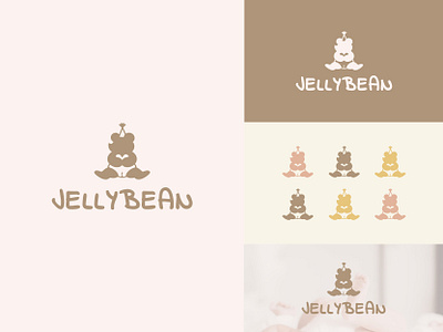 Jelly Bean Branding Design branding design graphic design illustration logo typography vector