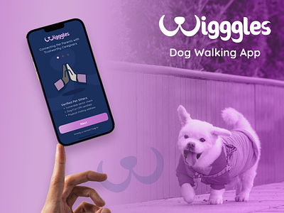 Wigggles Dog Walking App - Product Design dog walking app dogwalkingappcasestudy productdesign productdesigncasestudy