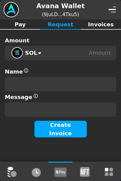 Avana Wallet Solana Pay app app art deco blockchain branding crypto design graphic design illustration logo solana solana wallet ui wallet