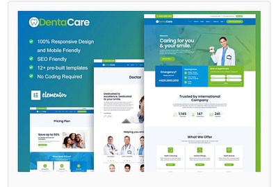 DentaCare design ui ux web webdesign webdesigner website