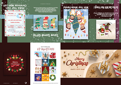 Christmas Zine Mock Up Concept [Front Pages] book graphic design illustration typography vector zine