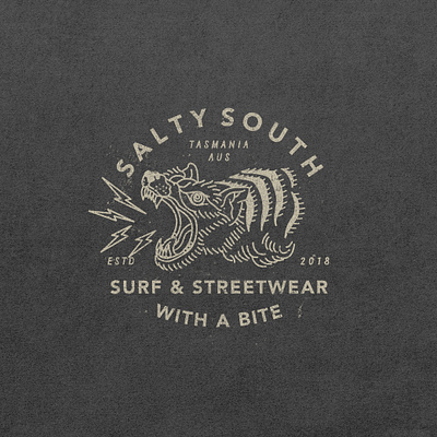 Salty South - Branding & Apparel Design adobe branding design graphic design illustrated logo illustration illustrator logo vector