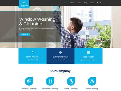Window Cleaning WordPress Theme cleaning window cleaning window washing wordpress theme