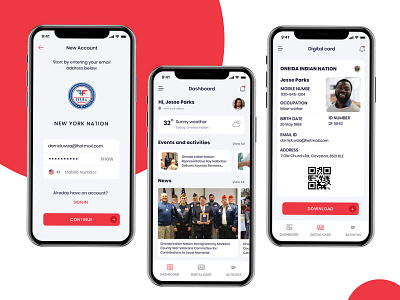 Oneida Indian Nation 3d app branding design flat graphic design illustration logo minimal motion graphics ui
