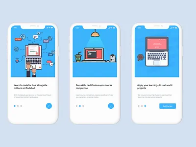 Codebud Onboarding Designs codebud coding design kenya mobile onboarding programming rwanda tech ui