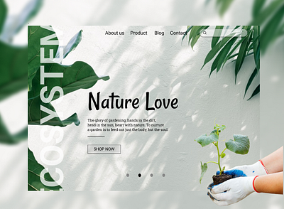 Nature Love animation app branding design icon illustration logo typography ui ux vector
