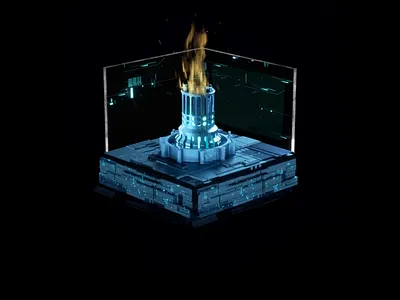 Torchlight NFT 3d animation motion graphics