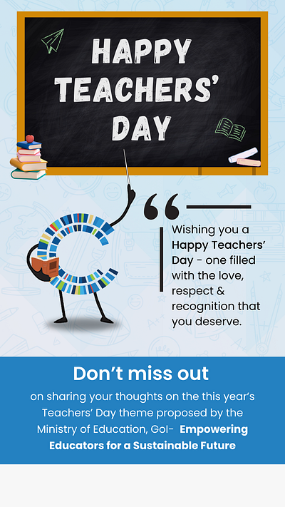 Teacher's Day Mailer design design mailer design