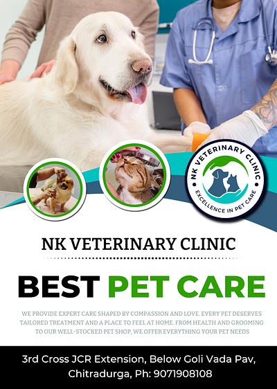 Veterinary Flyer branding flyer veterinary