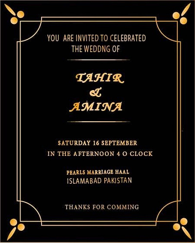 Invitation card adobe adobe illustrator design graphic design illustration logo